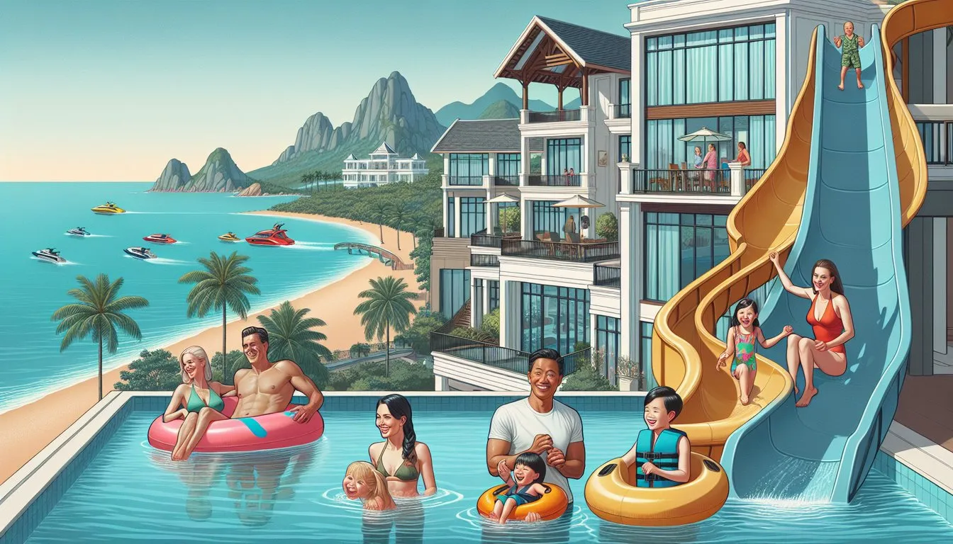 빈펄 나트랑 베이 리조트 & 빌라 (Vinpearl Nha Trang Bay Resort & Villas) – 가족·단체에 좋은 빌라형 객실, 워터파크·놀이공원 동시 만족