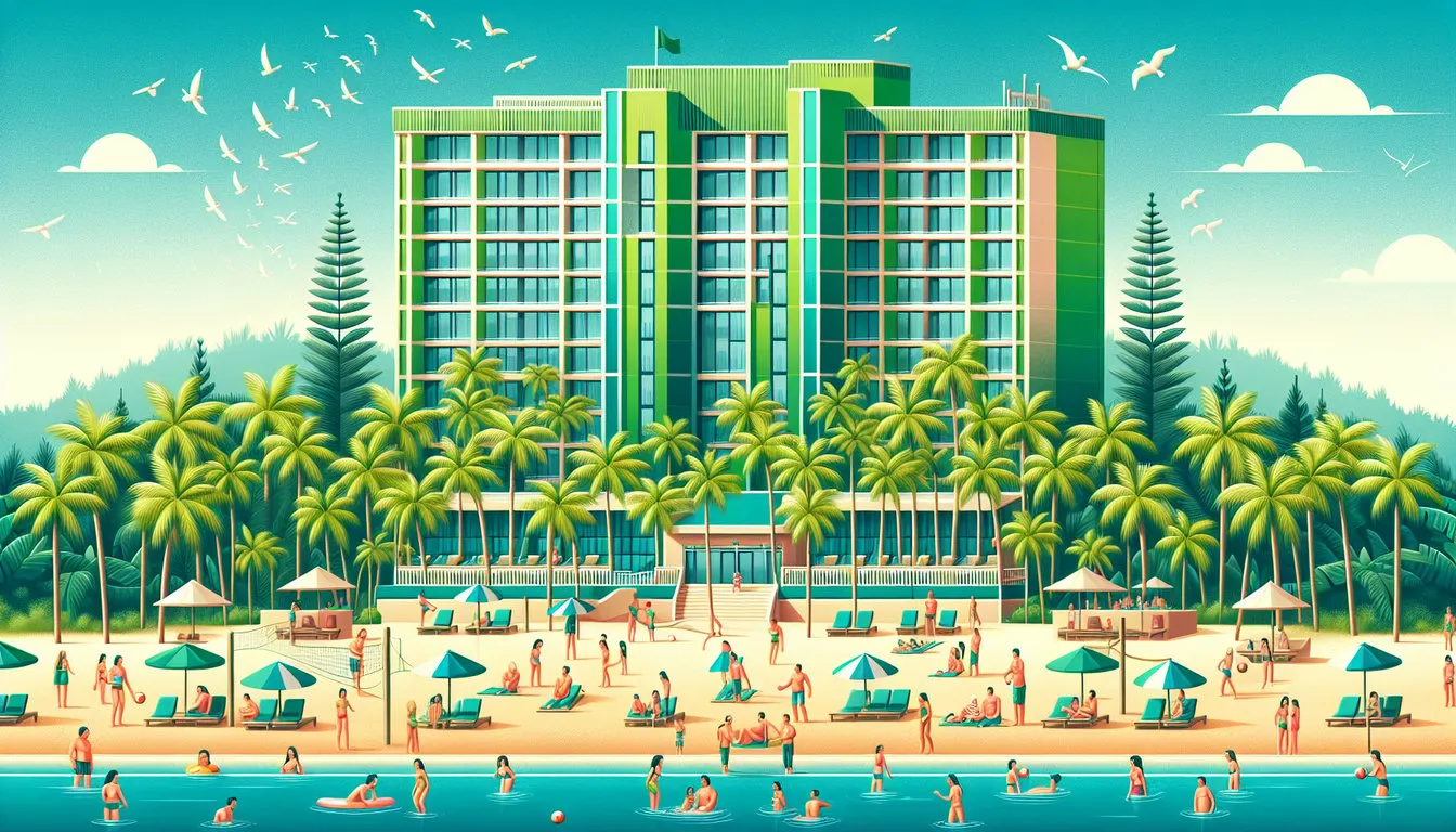 그린 월드 호텔 나트랑 (Green World Hotel Nha Trang) – 초록 컨셉+시내 해변 5분, 가족 여행에도 인기